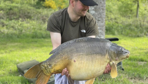 A carp from Golden Carp Lake, May 2023