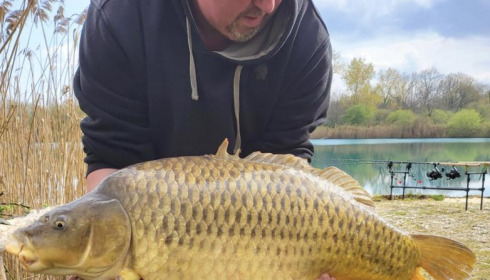A carp from Golden Carp Lake, Mar 2022