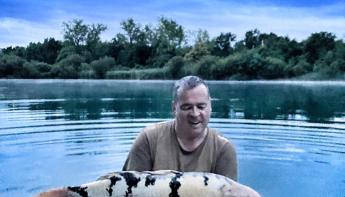 A 30 lb fish from Golden Carp Lake, Jun 2023