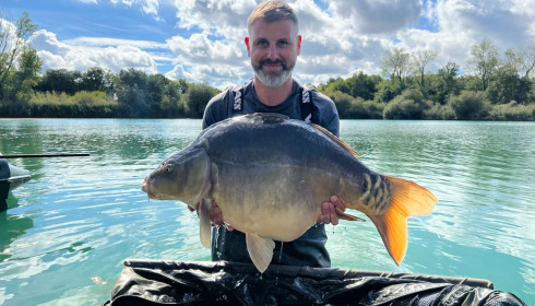 A carp from Golden Carp Lake, Sep 2022