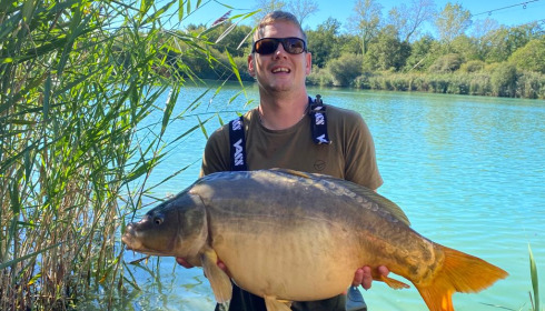 A carp from Golden Carp Lake, Sep 2022