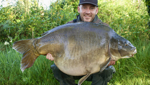 A carp from Golden Carp Lake, May 2022