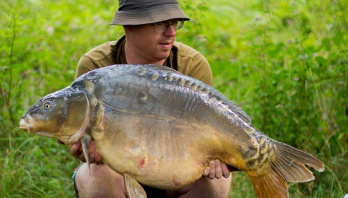 A carp from Golden Carp Lake, Jul 2022