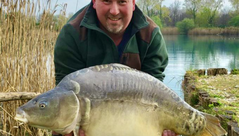 A carp from Golden Carp Lake, Mar 2022