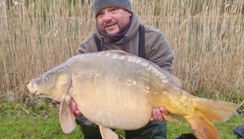 A carp from Golden Carp Lake, Apr 2022