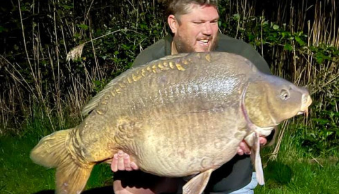 A carp from Golden Carp Lake, Apr 2022