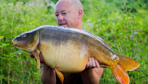 A carp from Golden Carp Lake, Jul 2022