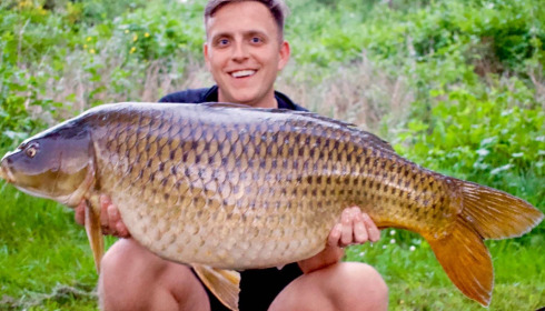 A carp from Golden Carp Lake, May 2022