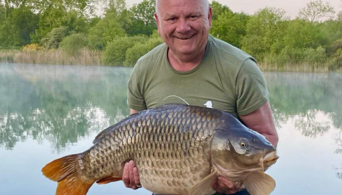 A carp from Golden Carp Lake, May 2022