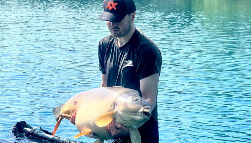 A carp from Golden Carp Lake, May 2023