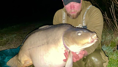 A carp from Golden Carp Lake, Apr 2022