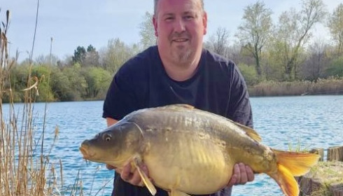 A carp from Golden Carp Lake, Mar 2022
