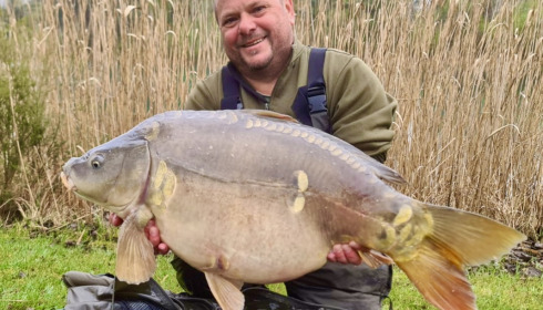 A carp from Golden Carp Lake, Mar 2022