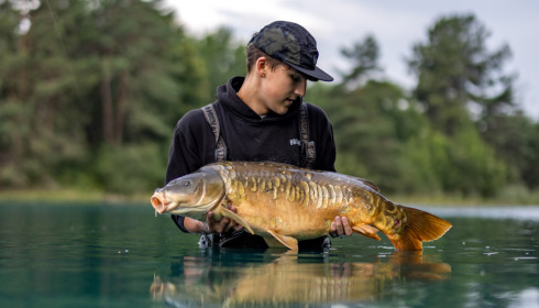 A carp from Golden Carp Lake, Jun 2023
