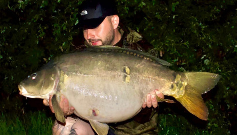A carp from Golden Carp Lake, May 2022
