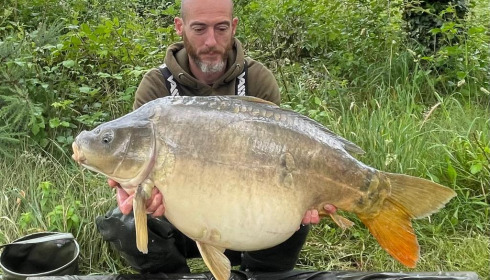 A carp from Golden Carp Lake, Jun 2022