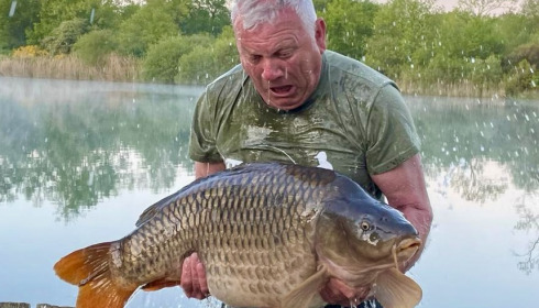 A carp from Golden Carp Lake, May 2022
