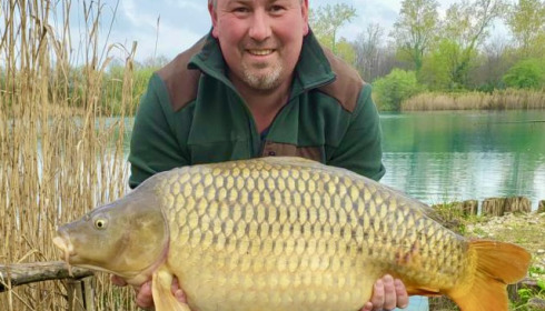 A carp from Golden Carp Lake, Mar 2022