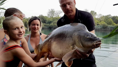 A carp from Golden Carp Lake, Aug 2022