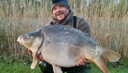 A carp from Golden Carp Lake, Apr 2022