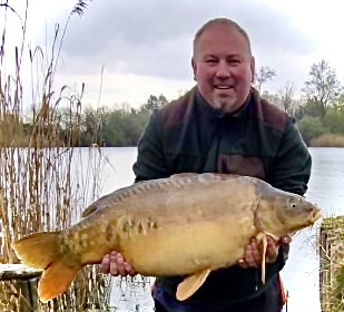 A carp from Golden Carp Lake, Mar 2022