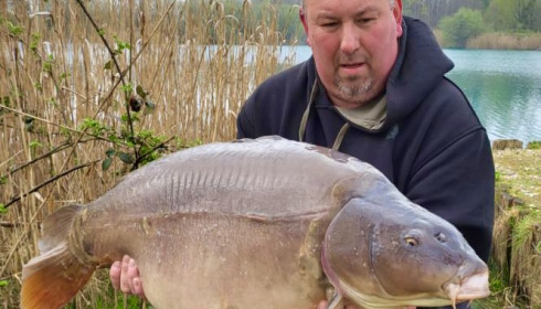 A carp from Golden Carp Lake, Mar 2022