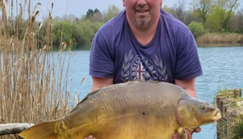 A carp from Golden Carp Lake, Mar 2022