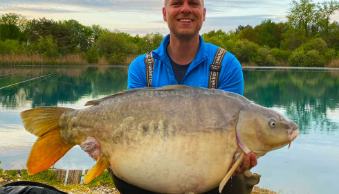 A carp from Golden Carp Lake, May 2023