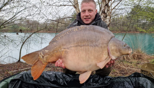A carp from Golden Carp Lake, Apr 2023