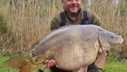 A carp from Golden Carp Lake, Mar 2022