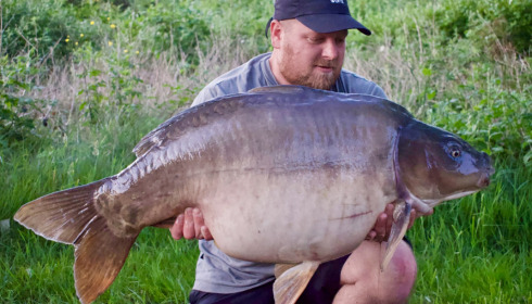 A carp from Golden Carp Lake, May 2022