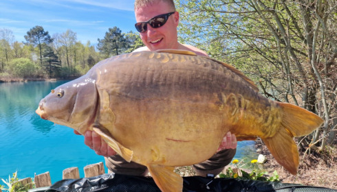 A carp from Golden Carp Lake, Apr 2023
