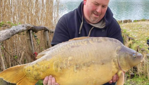 A carp from Golden Carp Lake, Mar 2022