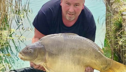 A carp from Golden Carp Lake, Mar 2022