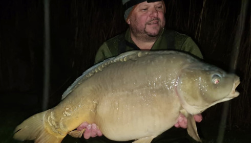 A carp from Golden Carp Lake, Apr 2022
