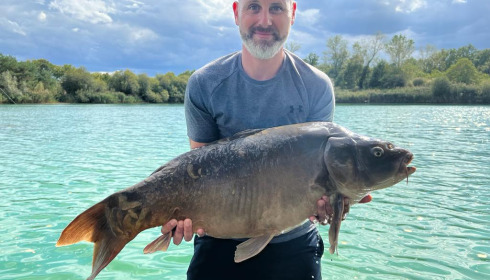 A carp from Golden Carp Lake, Sep 2022