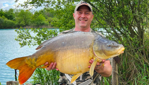 A carp from Golden Carp Lake, May 2023