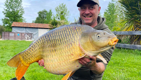 A carp from Golden Carp Lake, May 2023