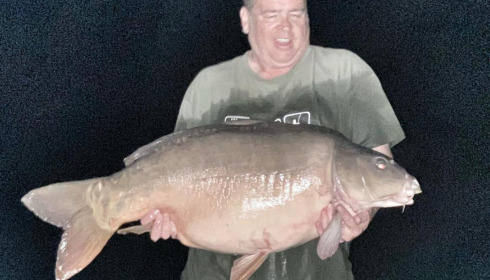 A 52 lb fish from Golden Carp Lake, Jun 2023