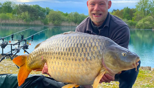 A carp from Golden Carp Lake, May 2023