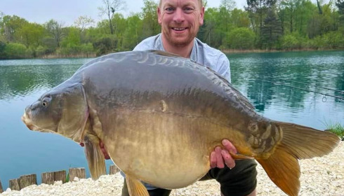 A carp from Golden Carp Lake, Apr 2022
