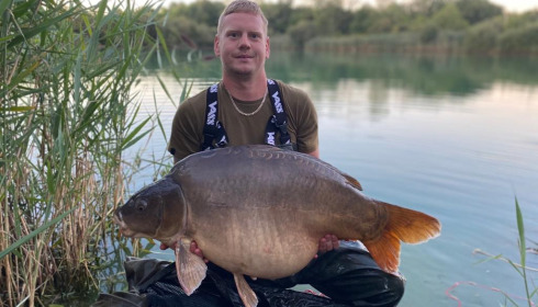 A carp from Golden Carp Lake, Sep 2022