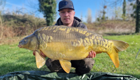 A carp from Golden Carp Lake, Apr 2023