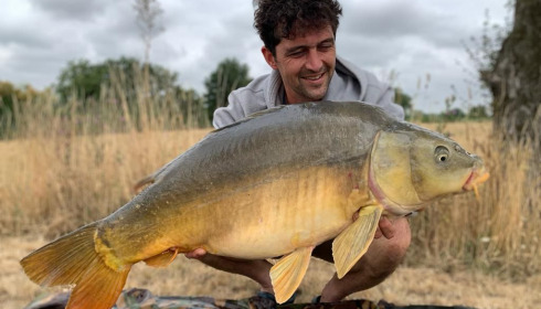 A 28 lb carp from Heart Lake, Nov 2022