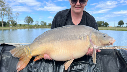 A carp from Heart Lake, Aug 2023