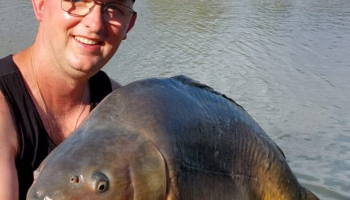 A 35 lb carp from Heart Lake, Nov 2022