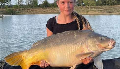 A 30 lb carp from Heart Lake, Nov 2022