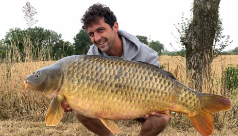 A 41 lb carp from Heart Lake, Nov 2022