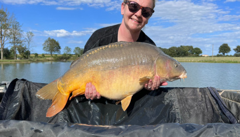 A carp from Heart Lake, Aug 2023