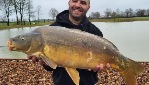 A carp from Heart Lake, Mar 2023